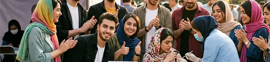 به ازای هر ۱۰ نفر، ۱ واکسیناسیون رایگان